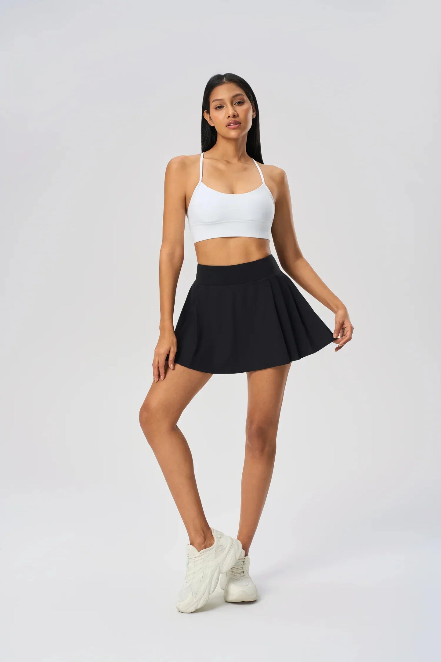 Jupe de yoga All Day Fitness - Noire