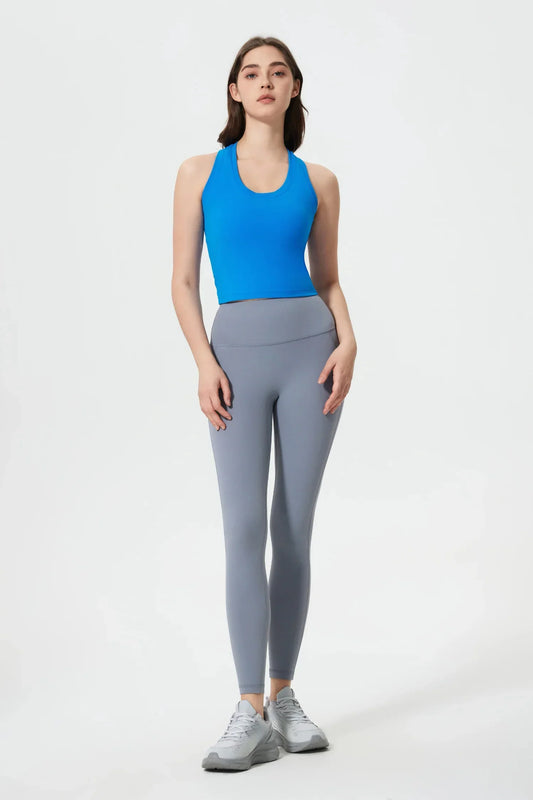 Soutien-gorge Power Medium Impact Tank - Capri bleu