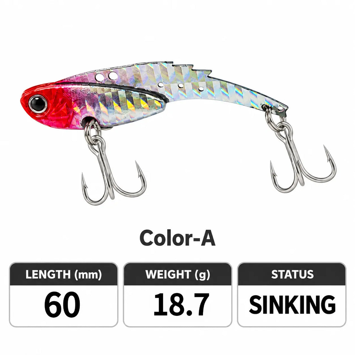 BEHEMOTH 60 VIB Lure 2-3:8" - 5:8oz-info-1