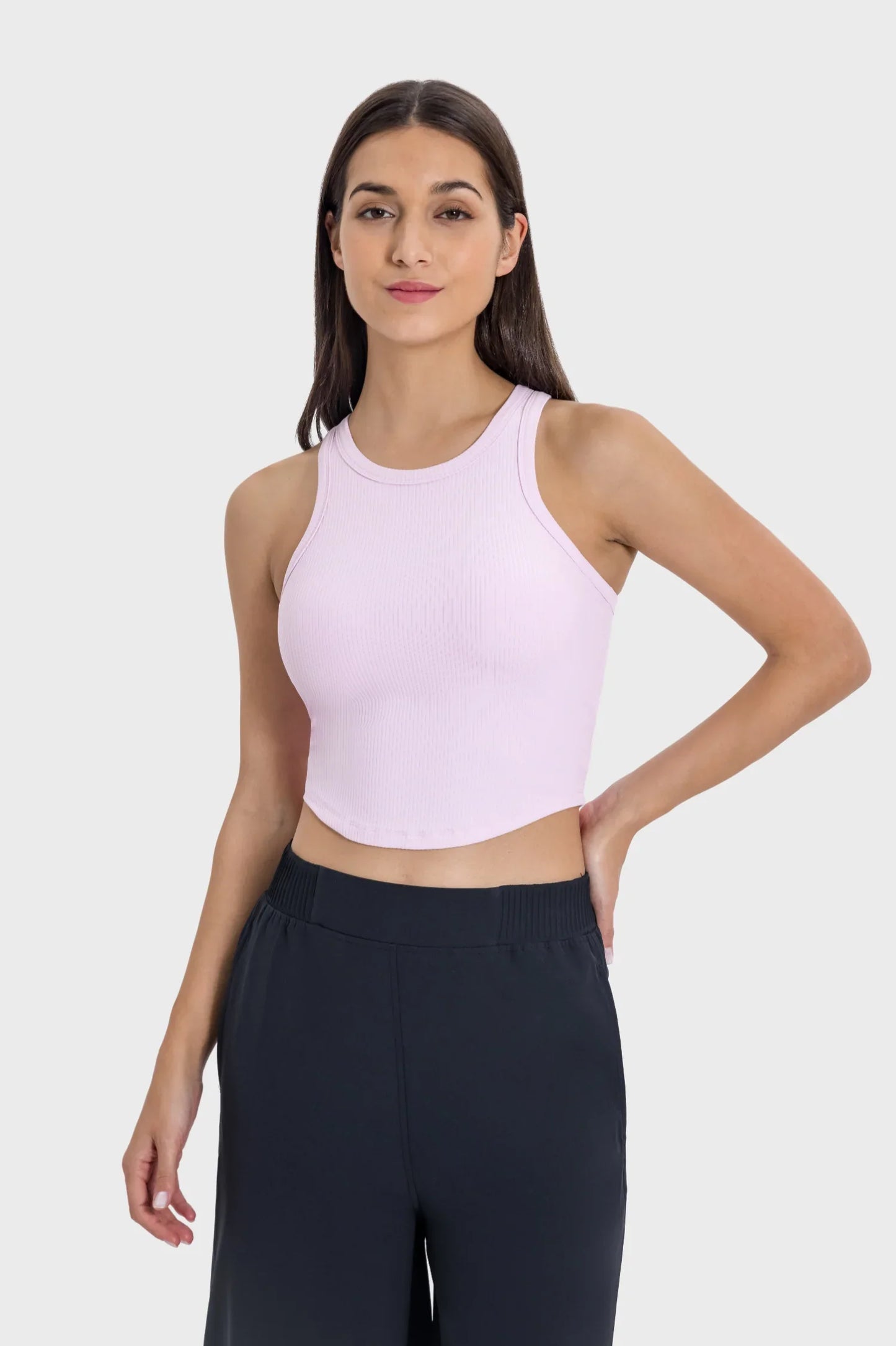 Débardeur de sport sans coutures Athlete - Rose clair
