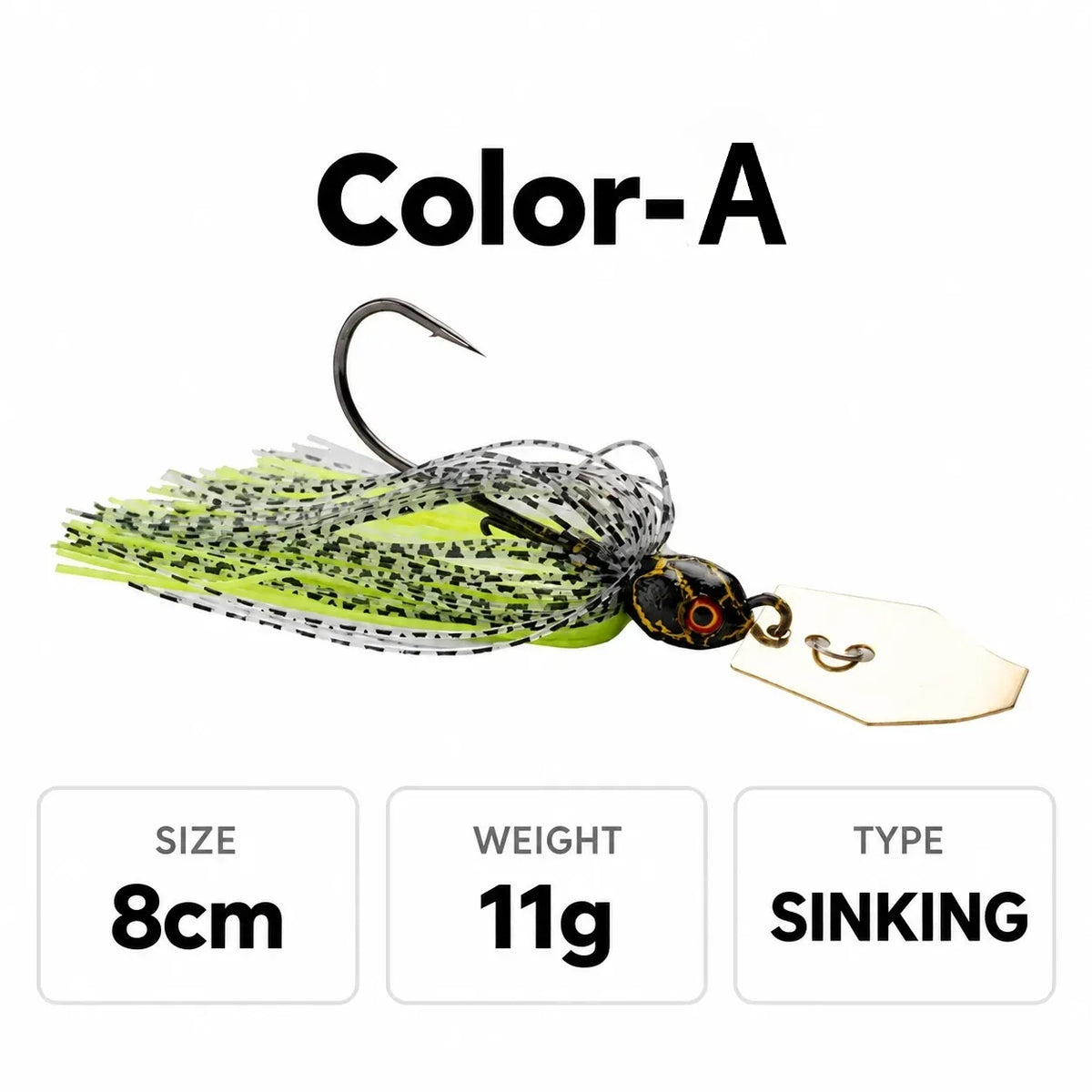 FLARE 80 Bass Jig 3-1_8_ - 3_8oz-info-1