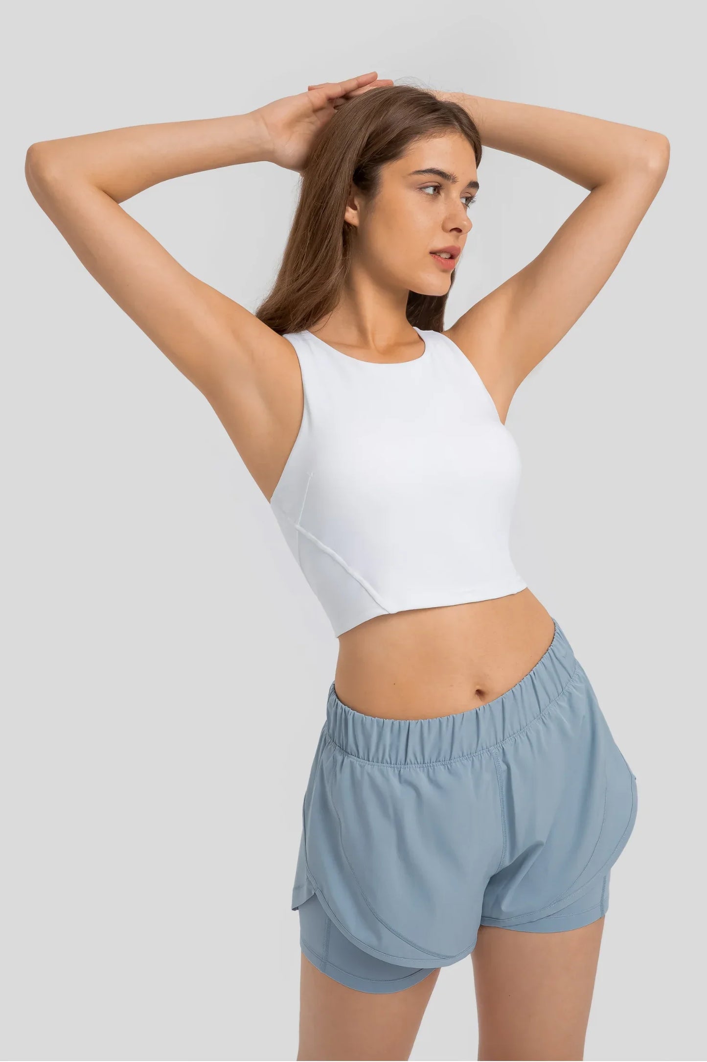 Débardeur de yoga Athlete Gym - Blanc
