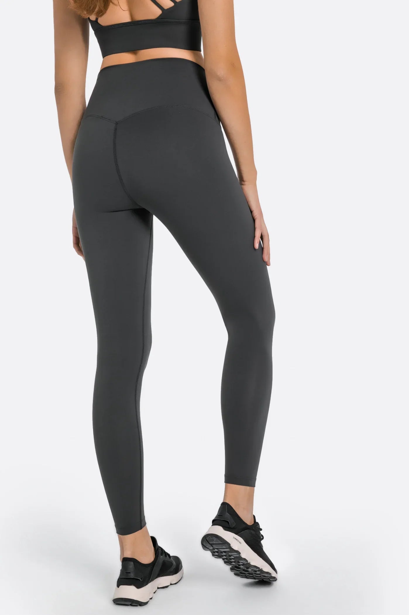 All Day Power Yoga Training Leggings-Dunkelgrau