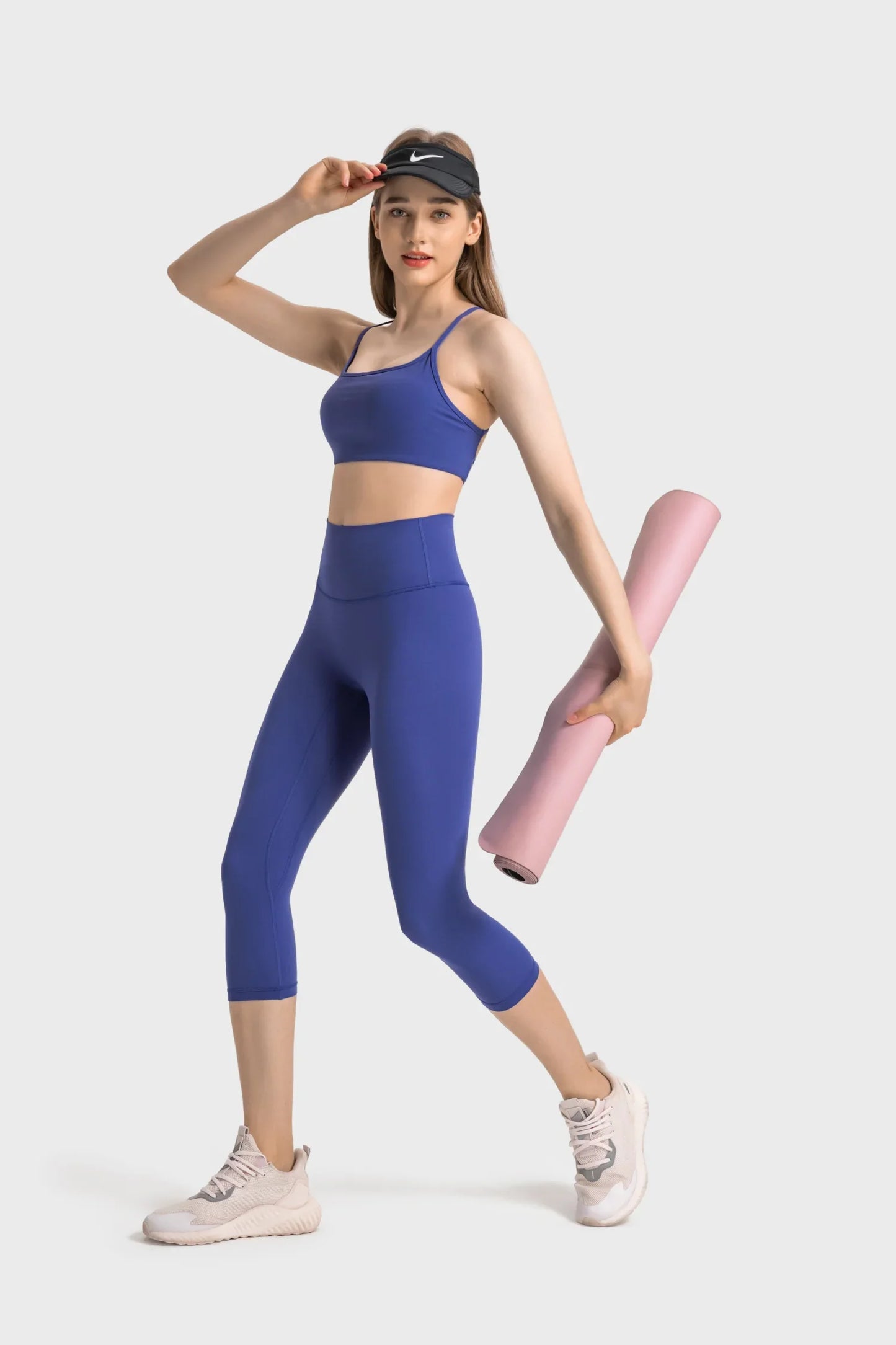 Leggings de fitness courts - Bleu foncé
