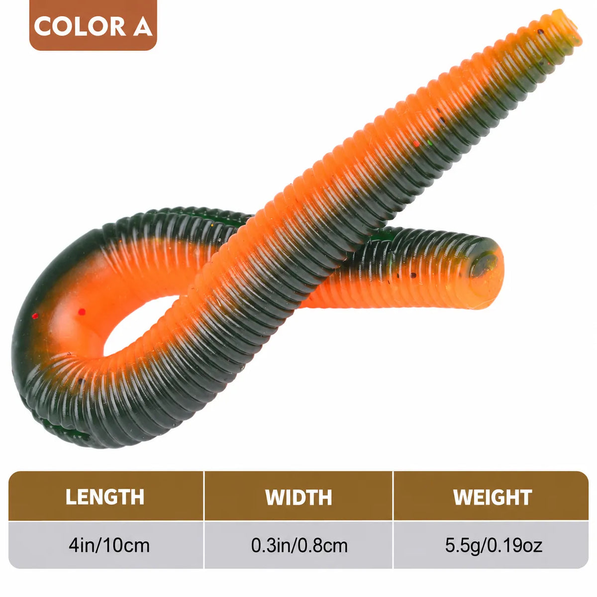 NEMESIS 100 Senko Worm 4" - 3:16oz (10 Pcs)-info-1