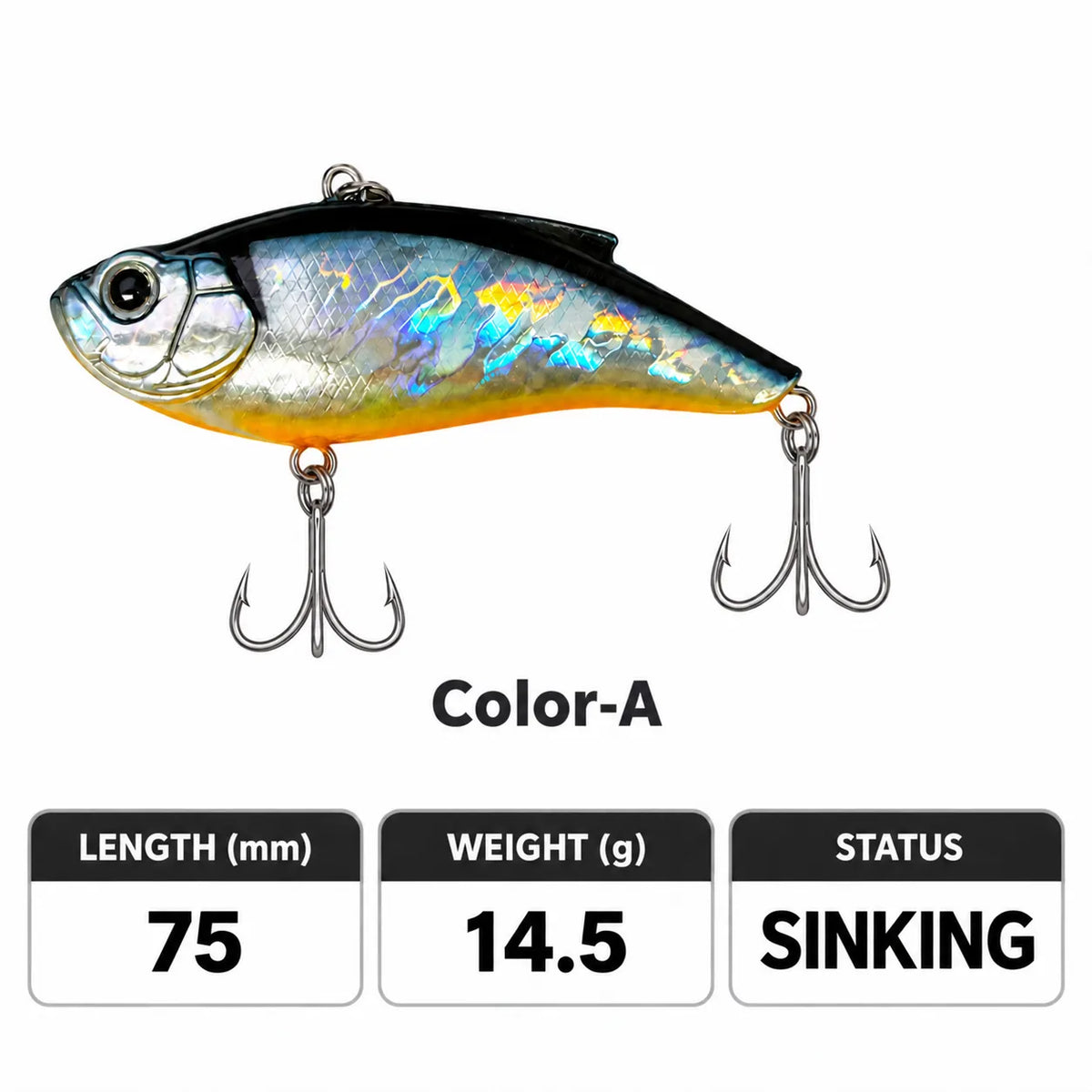 PULSAR 75 VIB Lure 3" - 1:2oz-info-1
