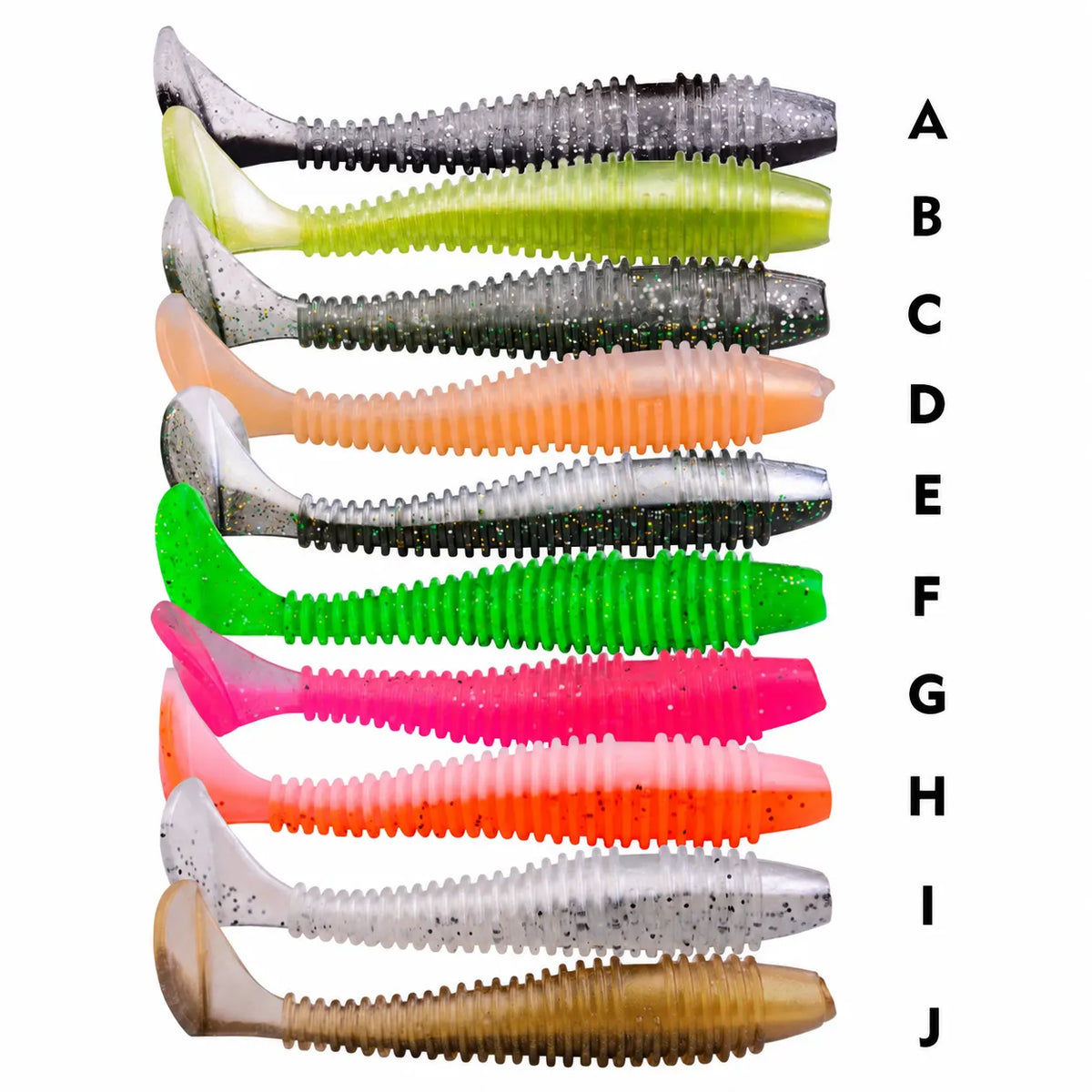 PULSE 60 Soft Bait 2-3:8" - 1:16oz (10 Pcs)-info-