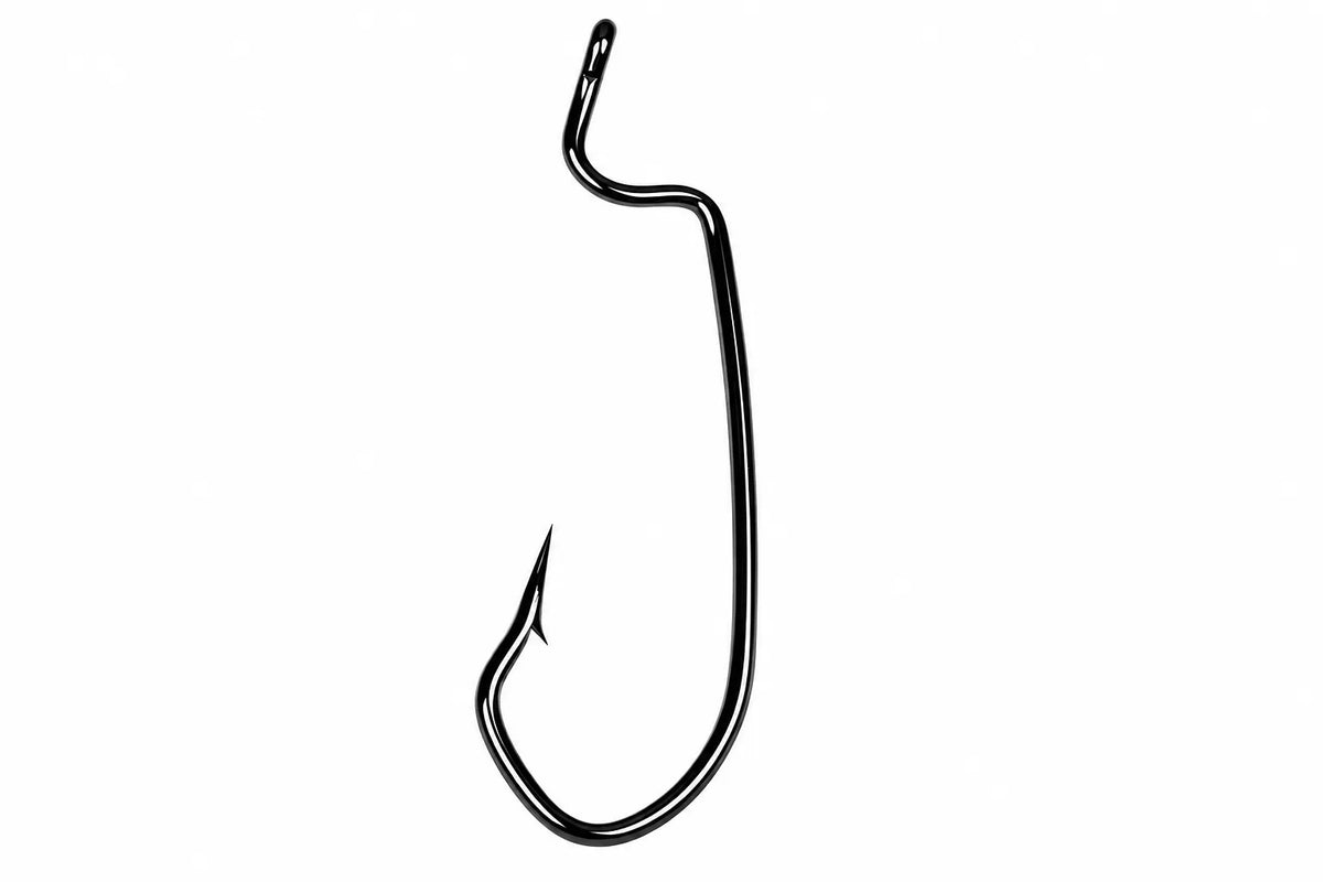 RAZOR Offset Round Bend Worm Hook-white