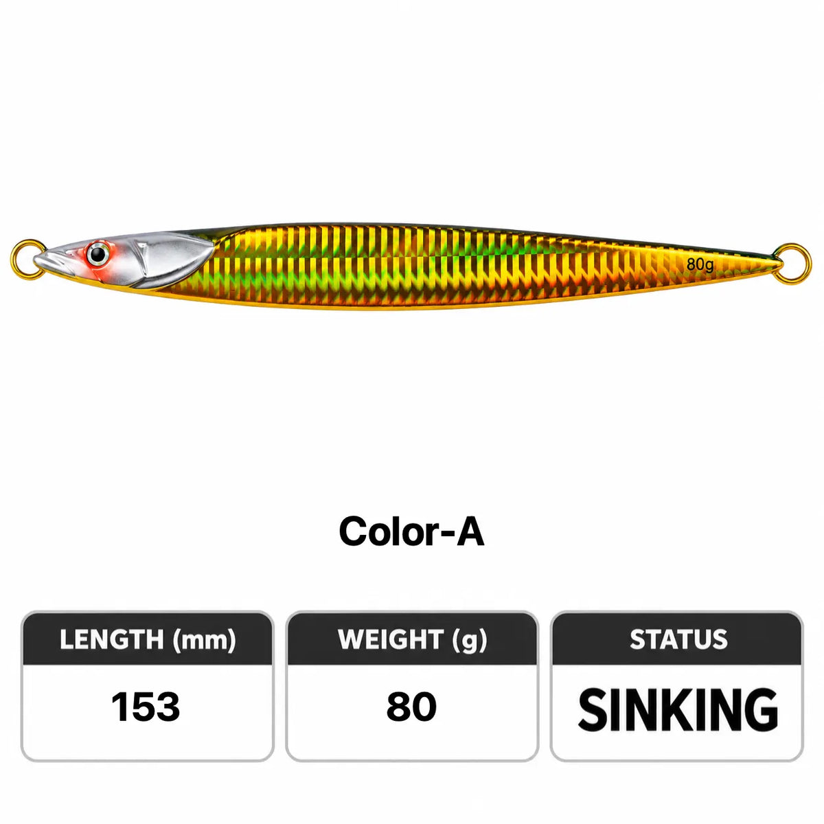 TEMPEST 153 Boat Jig 6" - 2-13:16oz-info-1