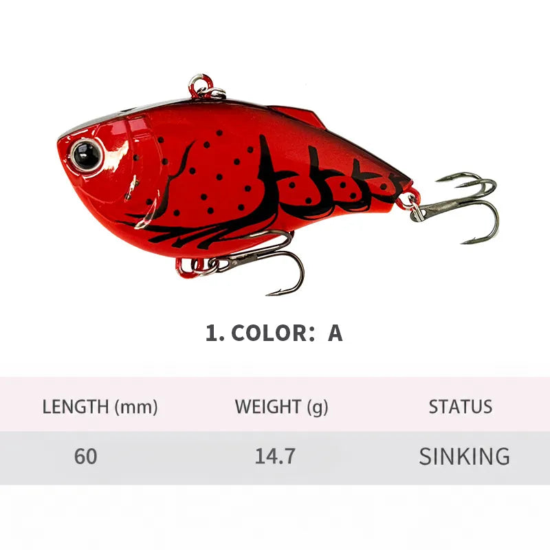 TEMPO 60 VIB Lure 2-3:8" - 1:2oz-info-1