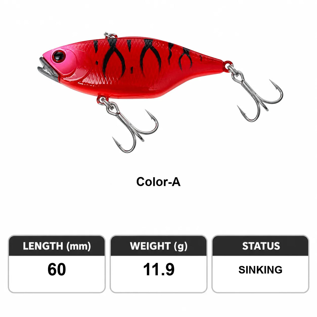 TRITON 60 VIB Lure 2-3:8" - 7:16oz-info-1