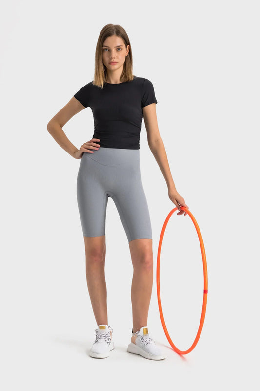 T-shirt de sport à manches courtes - Noir
