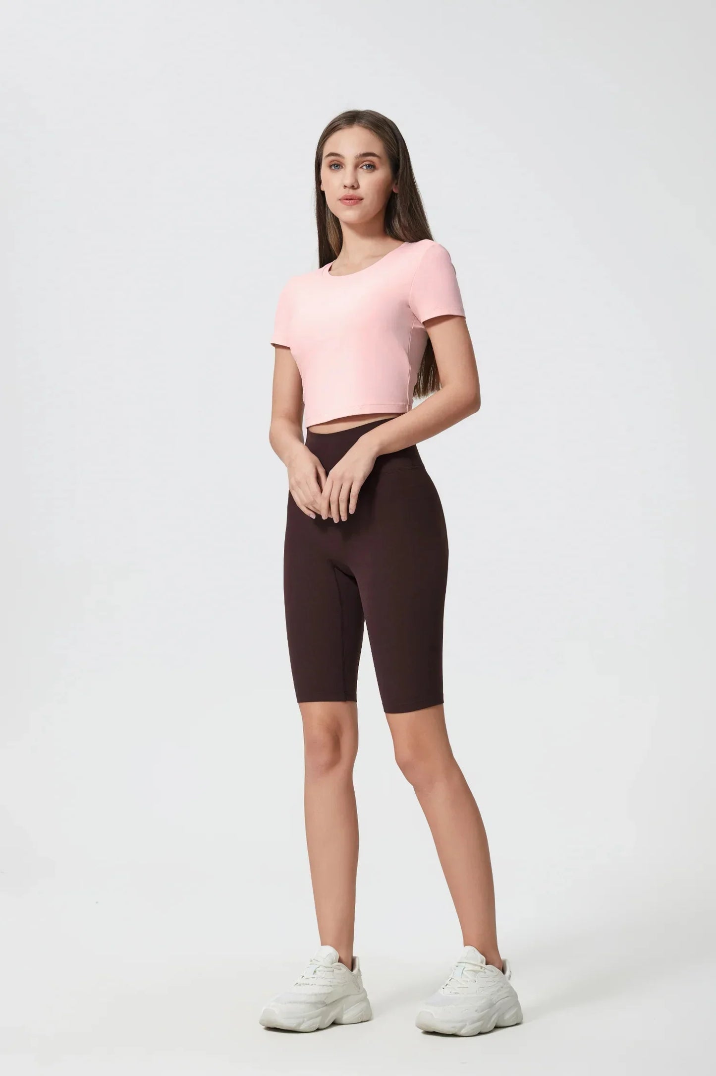 T-shirt d'entraînement sans coutures Athlete - Rose clair