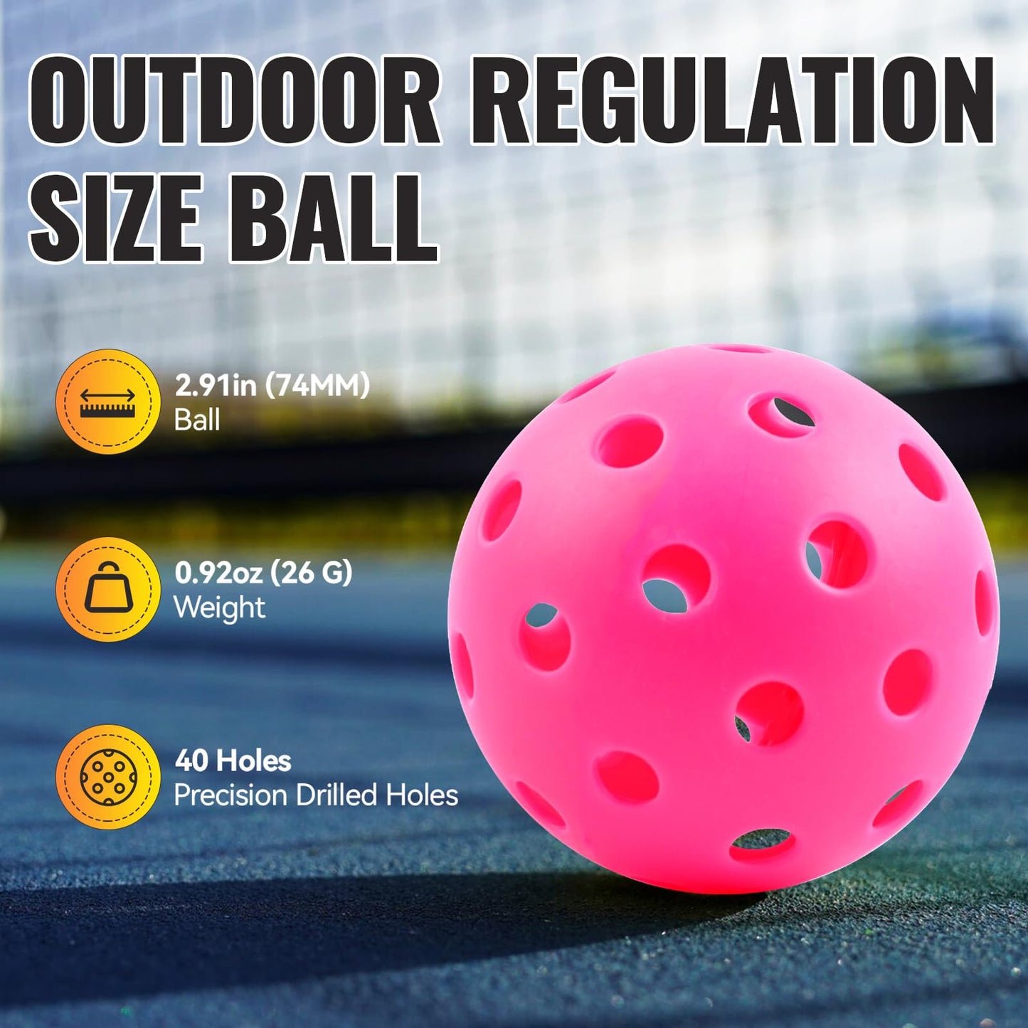 40-Hole pickleball