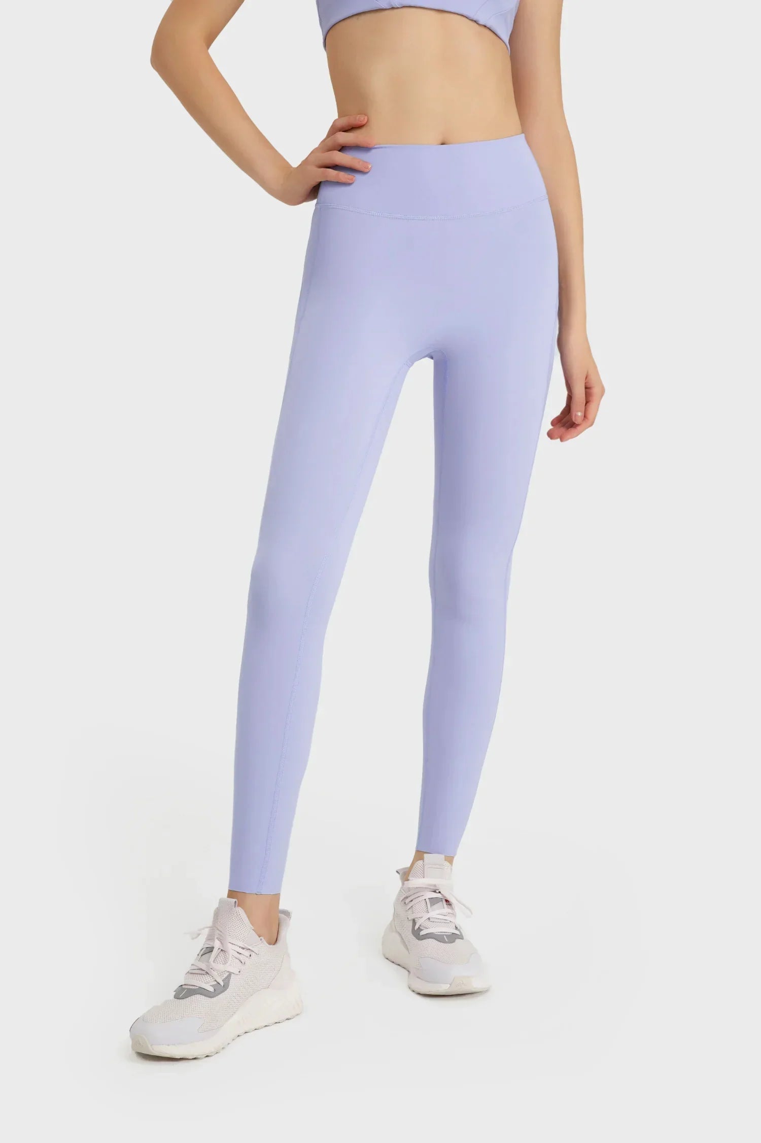 Leggings de sport pour entraînement de yoga toute la journée - Violet clair