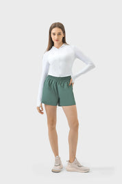 Yoga Fitness All Day Shorts-Grün