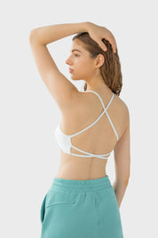 Power High Impact Sports Bra-White