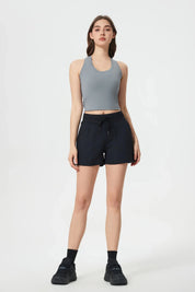 Power Medium Impact Bra Tank-Grau