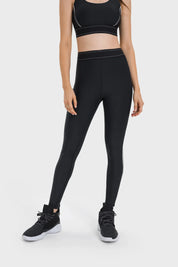 Active Training Yoga Fitness Leggings-Schwarz