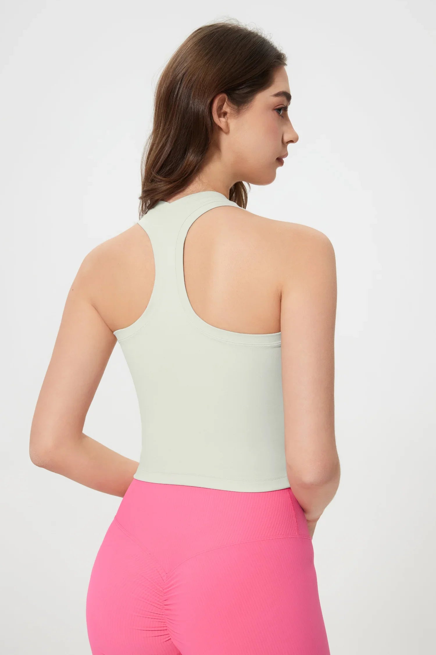 Power Medium Impact Bra Tank-Eiweiß