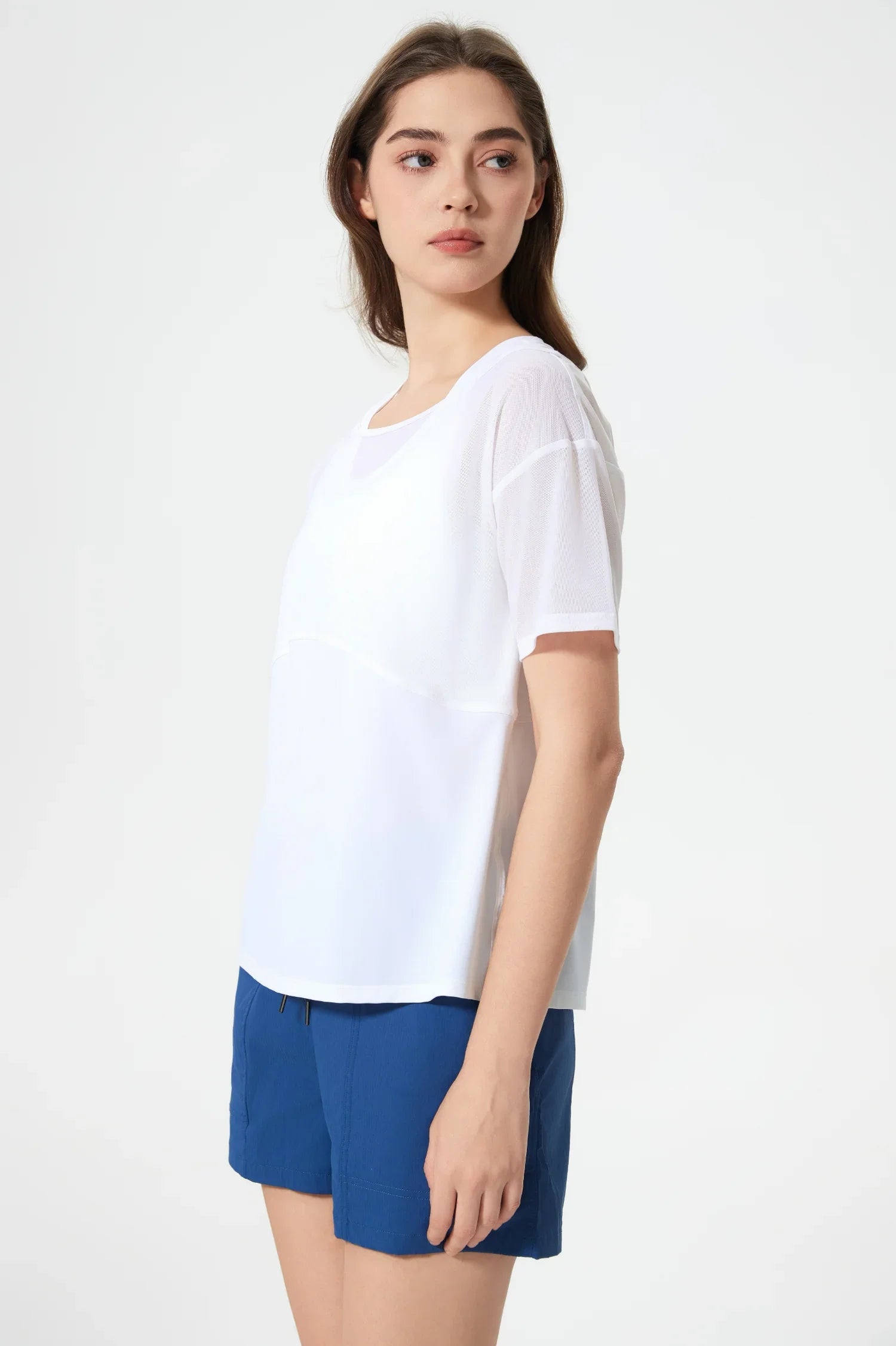 T-shirt de sport à manches courtes - Blanc