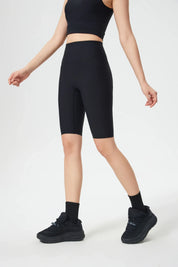 Short de fitness taille haute liftant les fesses - Noir
