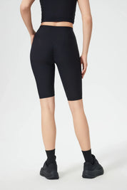 Short de fitness taille haute liftant les fesses - Noir