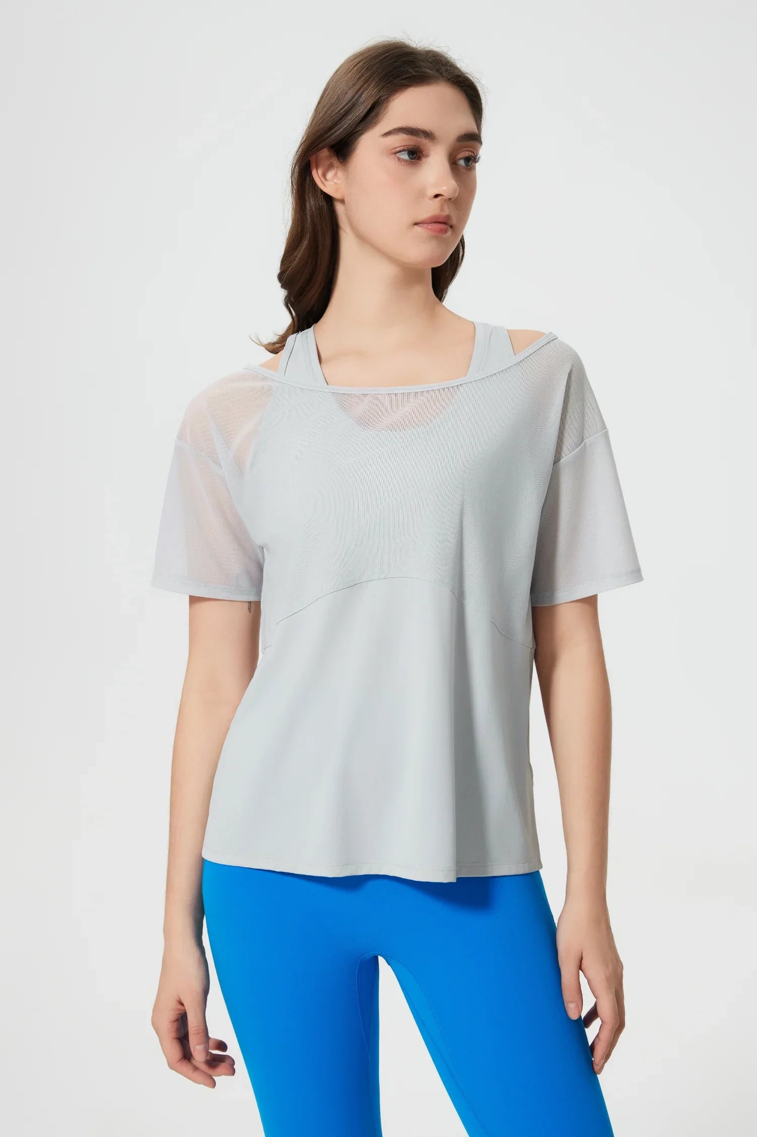 Sports All Day Short Sleeves-Gray