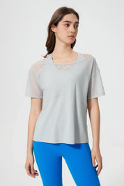 Sports All Day Short Sleeves-Gray