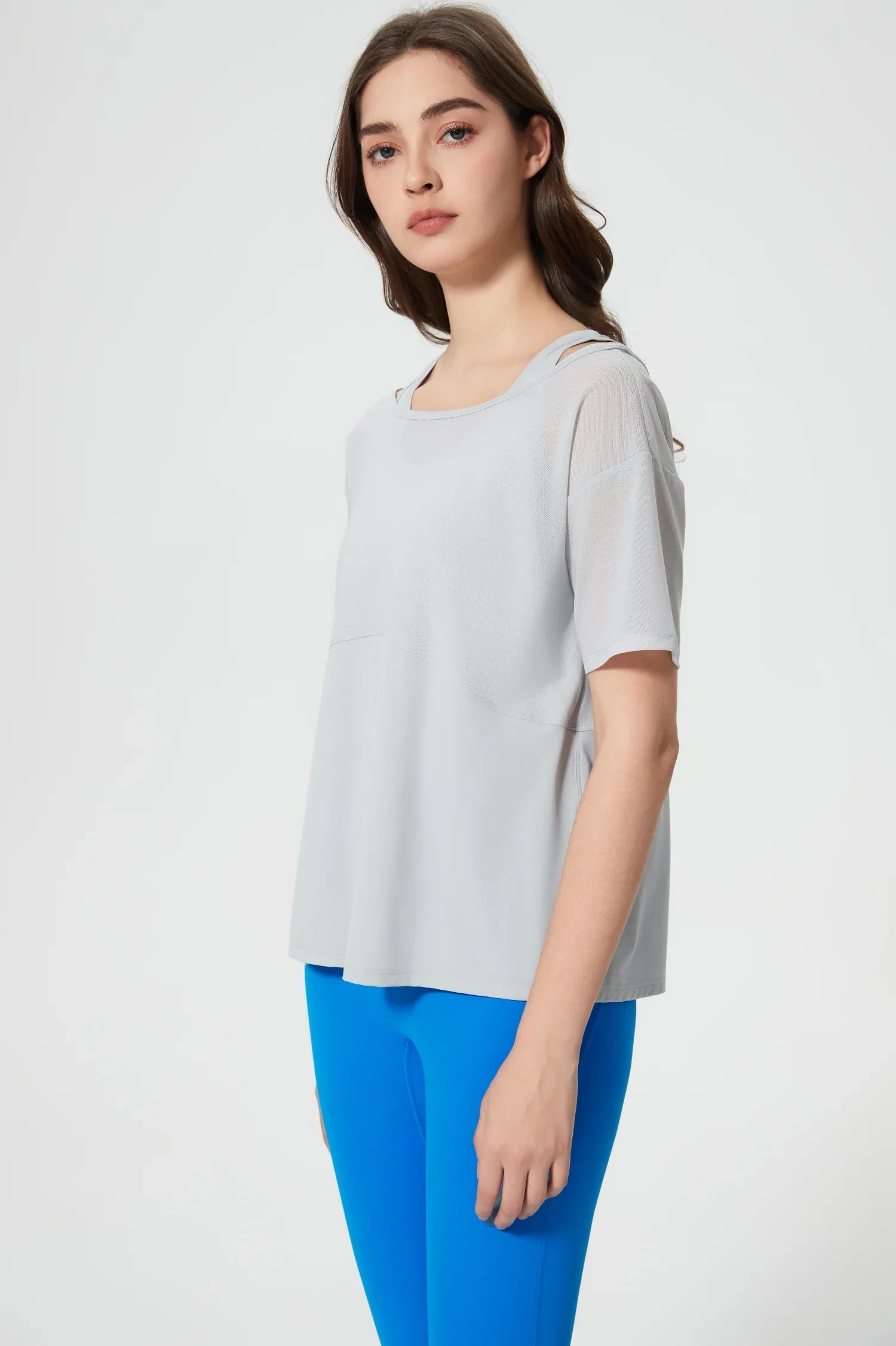 Sports All Day Short Sleeves-Gray