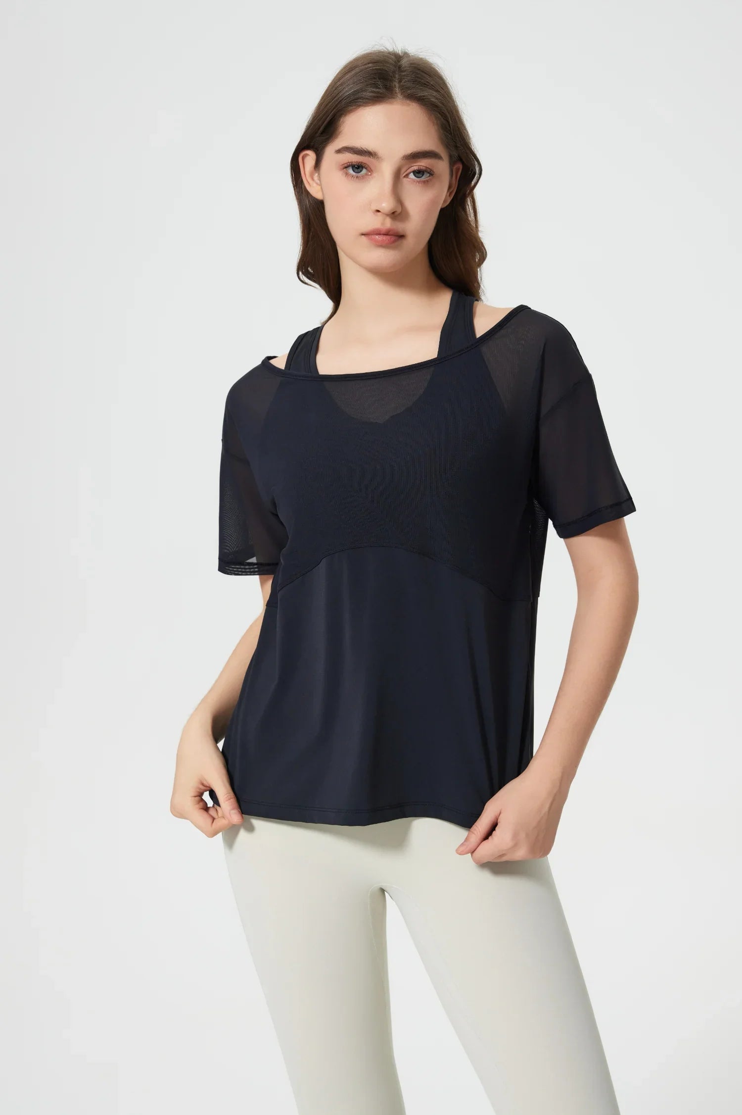 Sports All Day Short Sleeves-Black