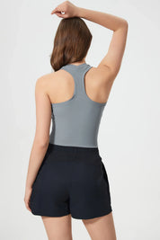 Power Medium Impact Bra Tank-Grau