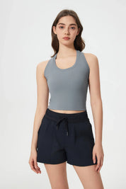 Power Medium Impact Bra Tank-Grau