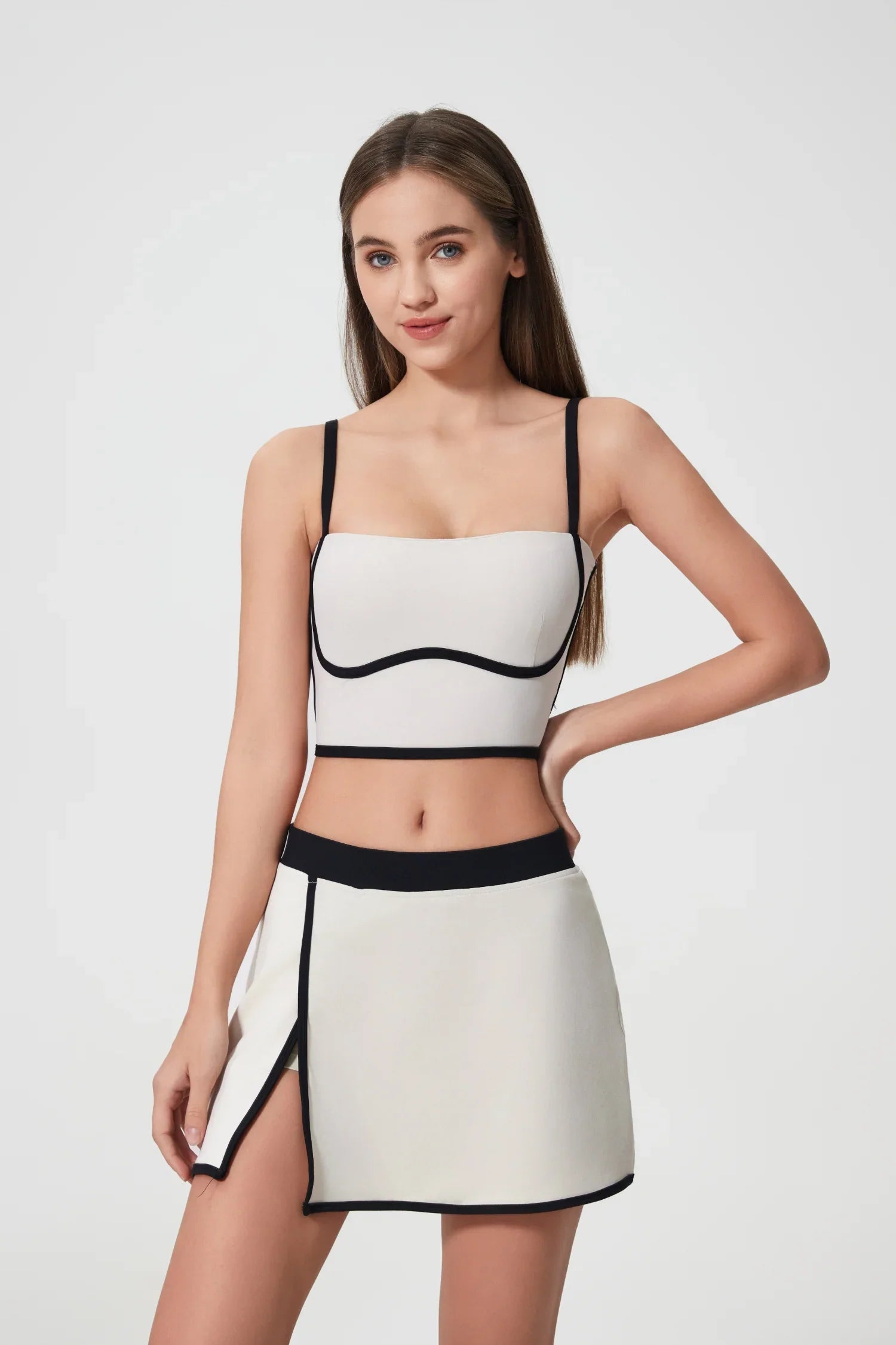 Sports Yoga Bra-White