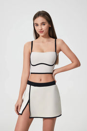 Sports Yoga Bra-White