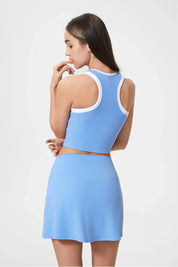 Débardeur de sport sans coutures - Bleu clair