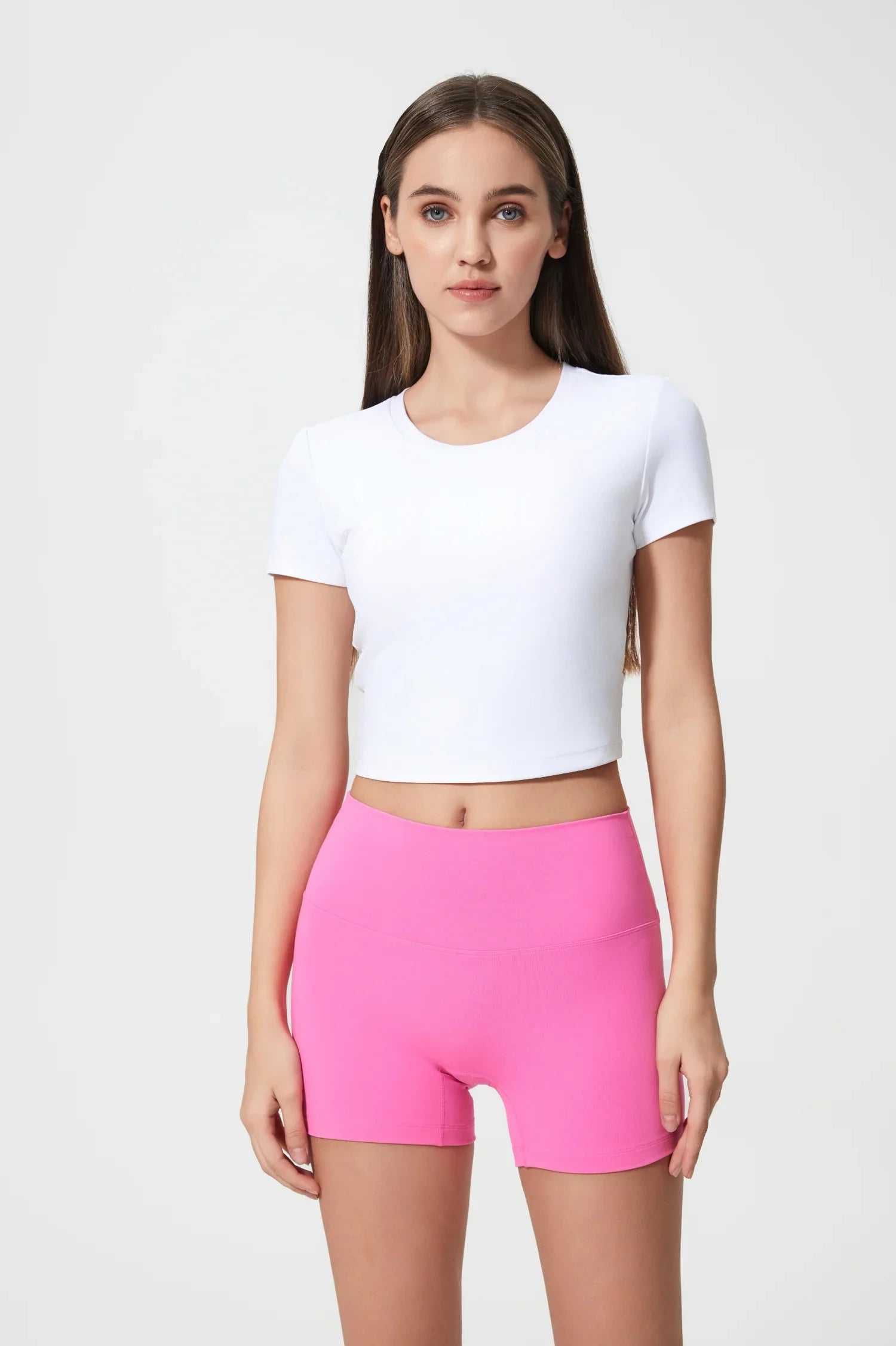 Athlete Seamless Workout Tee-White