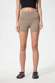 Velafit All Day Fitness Shorts-Light brown