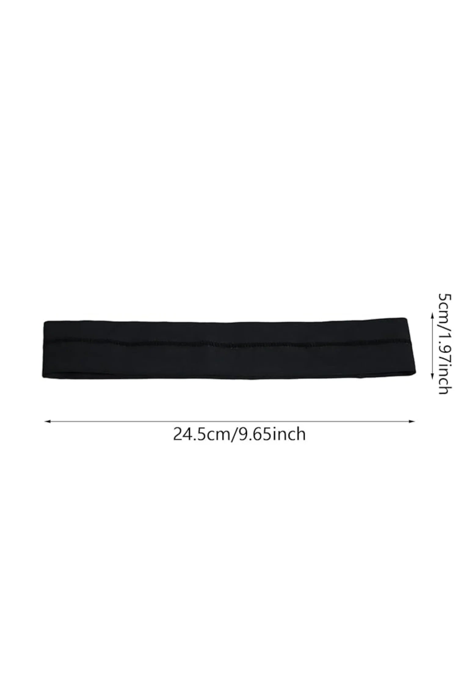 Bandeau absorbant la transpiration noir
