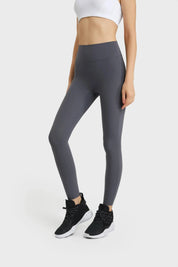 All Day Yoga Training Sports Leggings-Gem gray