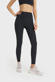 All Day Yoga Training Sports Leggings-Black