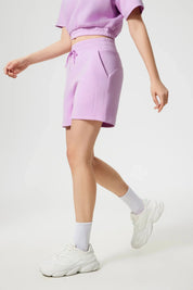 All Day Yoga Workout Shorts-Pink