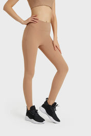 Leggings de sport pour entraînement de yoga toute la journée - Rose marron