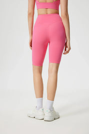 Velafit Tummy Control Sports Shorts-Pink