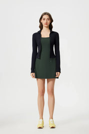 Sports Tennis All Day Dresses-Dark green