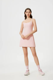 Sports Tennis All Day Dresses-Light pink