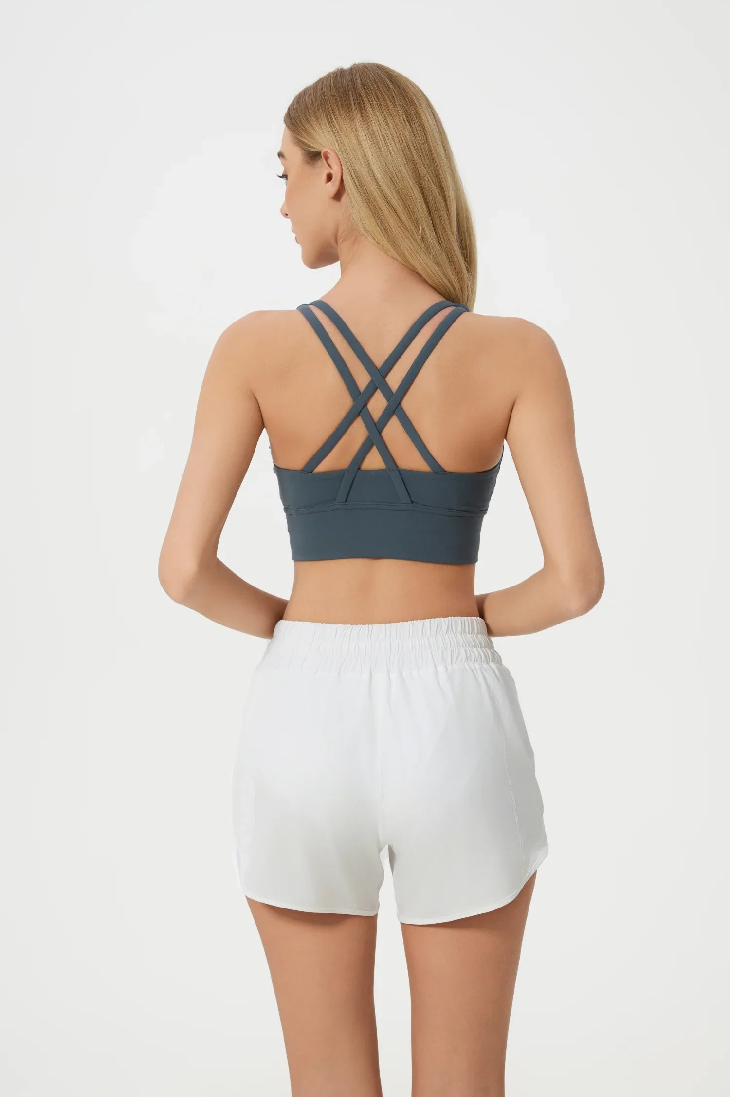 All Day Sports Bra-Oil blue
