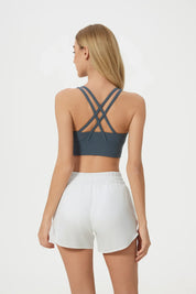 All Day Sports Bra-Oil blue