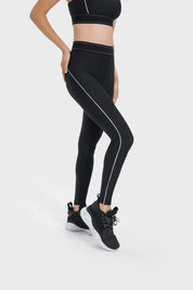 Active Training Yoga Fitness Leggings-Schwarz
