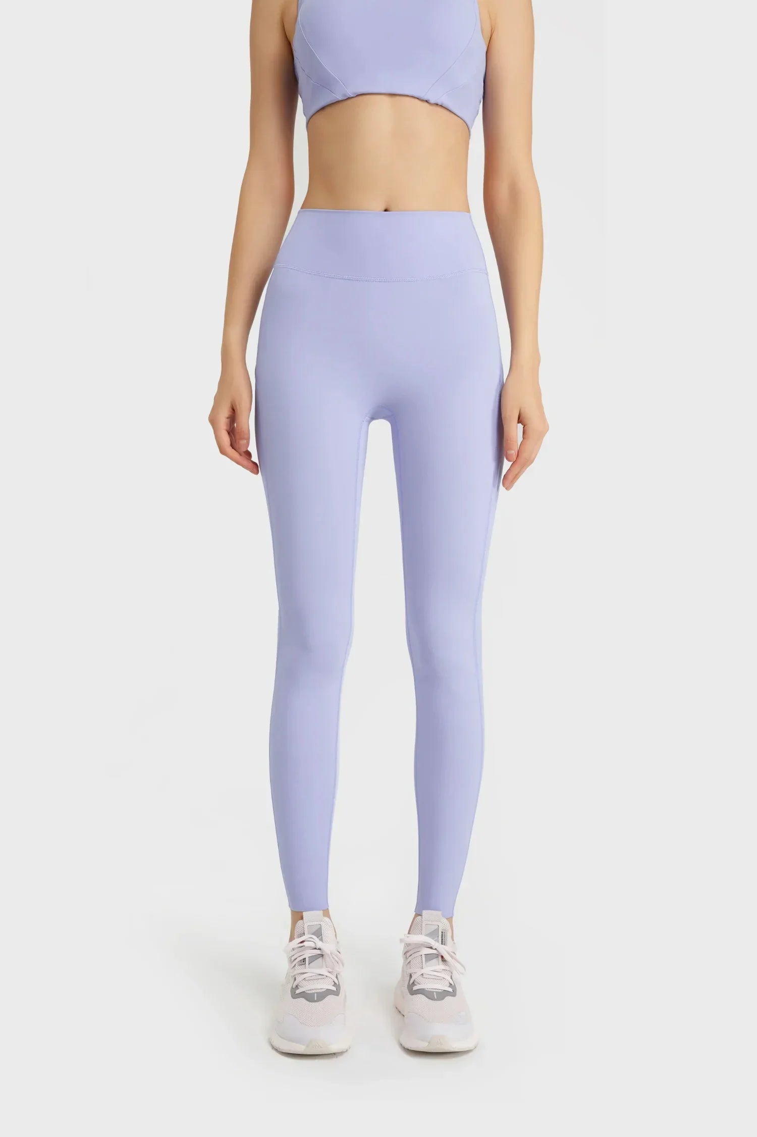 Leggings de sport pour entraînement de yoga toute la journée - Violet clair
